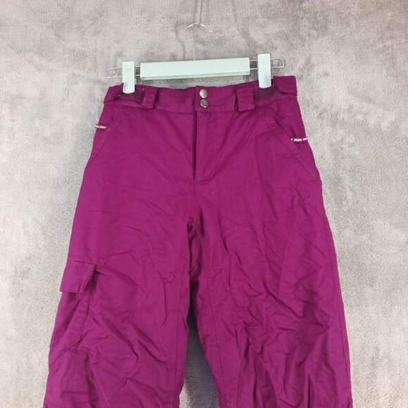 COLUMBIA Ski Pants Teen Size MEDIUM "Omni Heat" Activewear Woven Elastic Waist - Picture 2 of 16